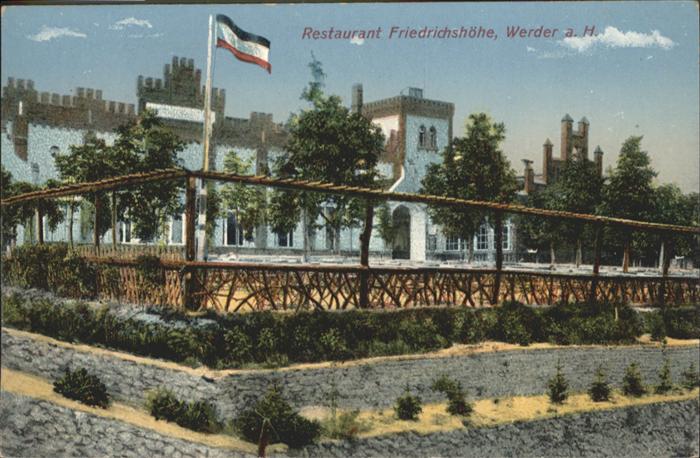 Werder Havel Restaurant Friedrichshöhe