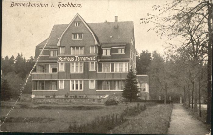 Benneckenstein Kurhaus Tannenwald