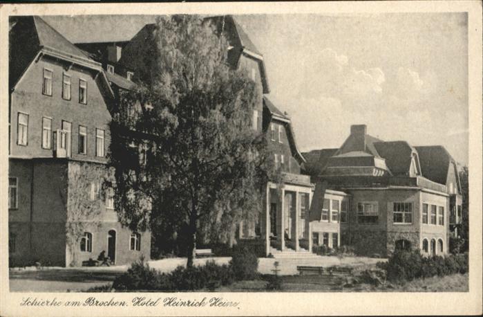 Schierke Harz Hotel Heinrich Heine