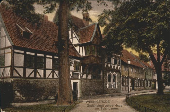 Wernigerode Harz Gadenstedtsches Haus Teichdamm