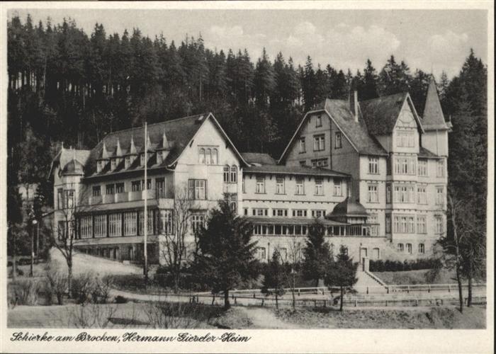 Schierke Harz Hermann Gieseler Heim