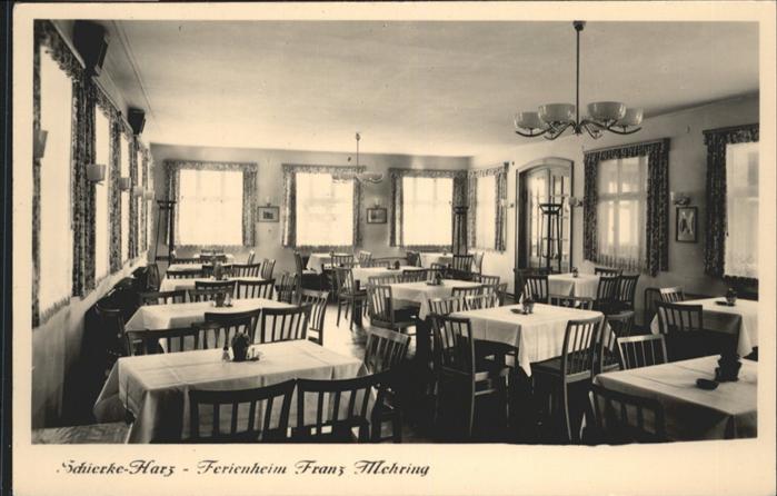 Schierke Harz Ferienheim Franz Mehring