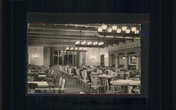 Brocken Harz Brockenhotel Touristensaal