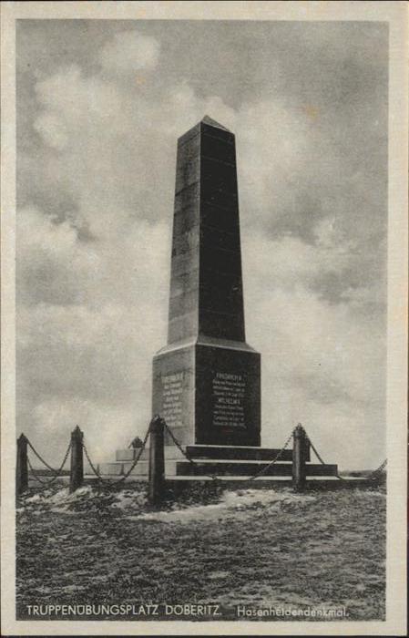Doeberitz Truppenuebungsplatz Truppenübungsplatz Hasenheldendenkmal
