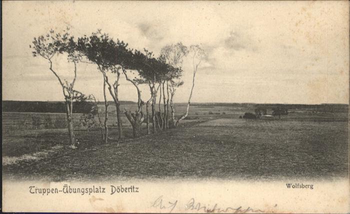 Doeberitz Truppenuebungsplatz Truppenübungsplatz Wolfsberg