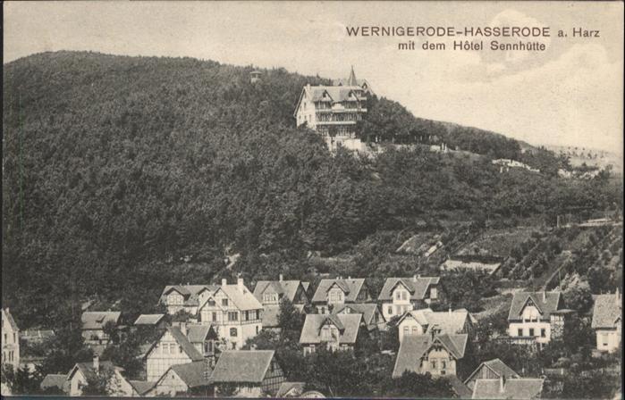Wernigerode Harz Hasserode Hotel Sennhütte