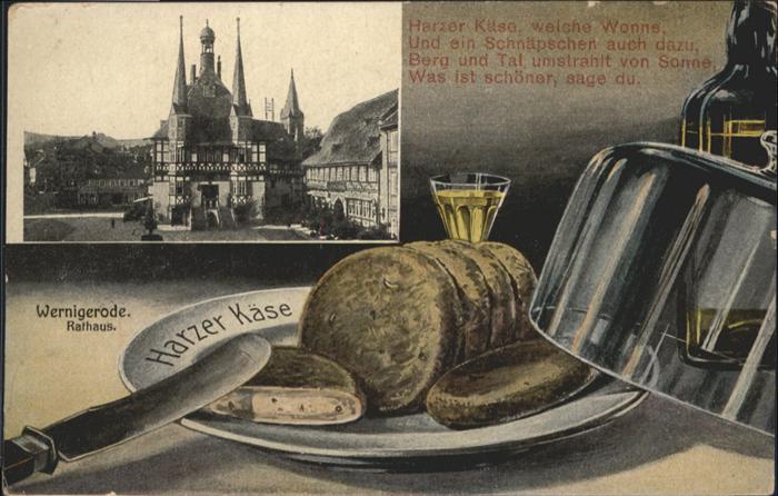 Wernigerode Harz Rathaus Harzer Käse Käseglocke