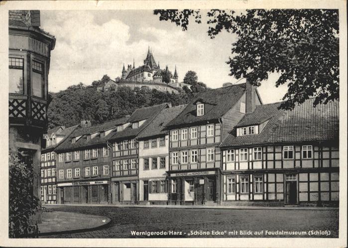 Wernigerode Harz Schöne Ecke Feudalmuseum Schloss