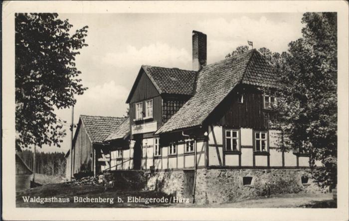 Elbingerode Harz Waldgasthaus Büchenberg
