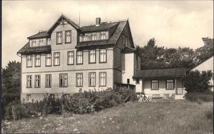 Elbingerode Harz Diakonissenmutterhaus Neuvandsburg Haus