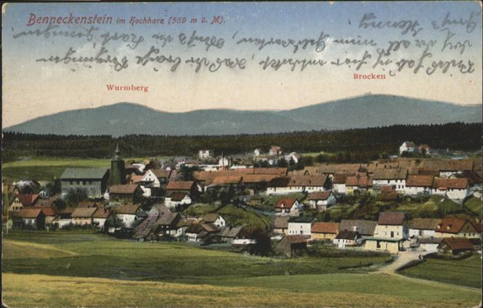 Benneckenstein Wurmberg Brocken