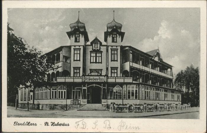 Elend Harz St Hubertus