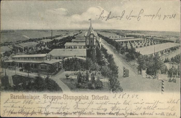 Doeberitz Truppenuebungsplatz Barackenlager Truppenübungsplatz
