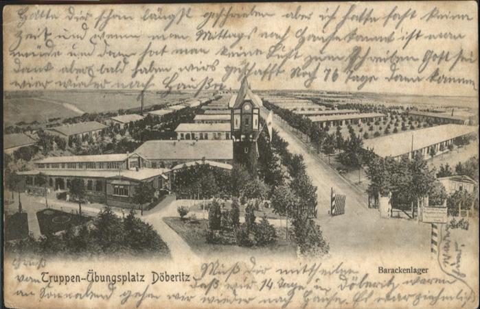 Doeberitz Truppenuebungsplatz Barackenlager
