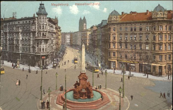 MAGDEBURG CITY Hasselbachplatz Strassenbahn