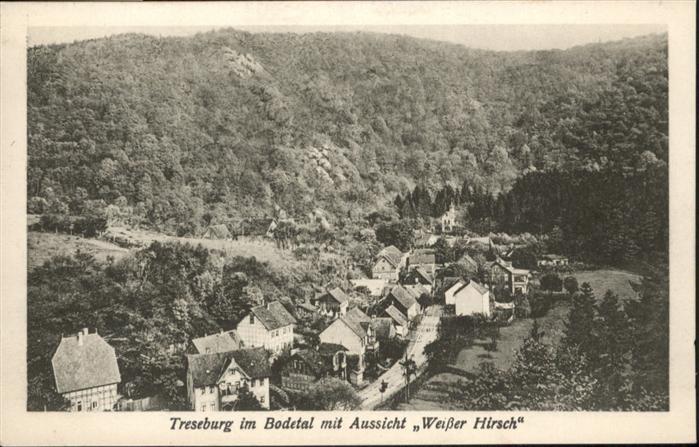 Ilsenburg Harz Bodetal Weisser Hirsch