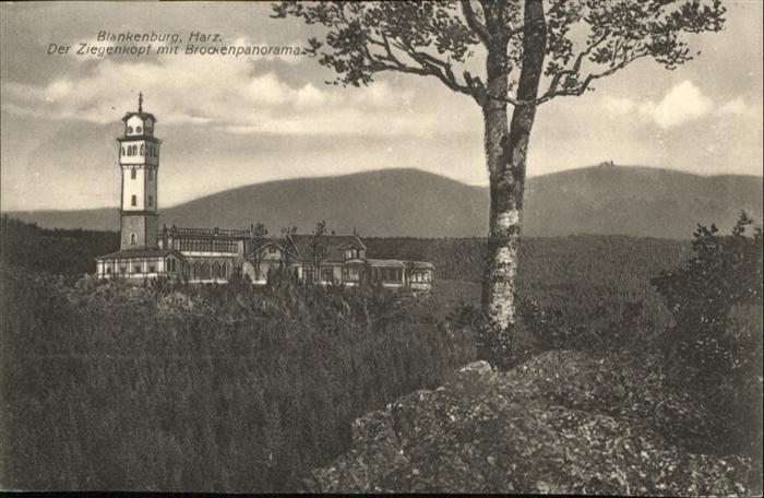 Blankenburg Harz Ziegenkopf Brockenpanorama
