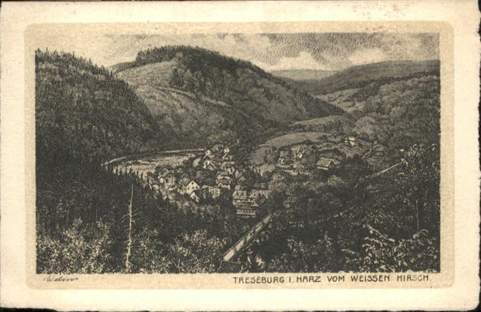 Ilsenburg Harz vom weissen Hirsch