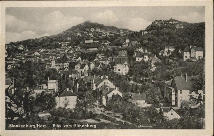 Blankenburg Harz vom Eichenberg