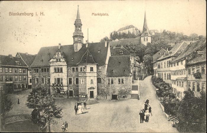 Blankenburg Harz Marktplatz