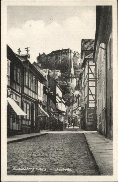Blankenburg Harz tränkestrasse