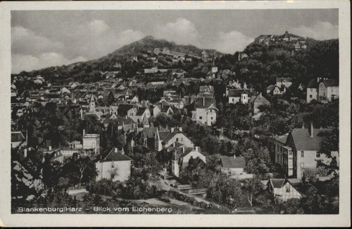 Blankenburg Harz vom Eichenberg