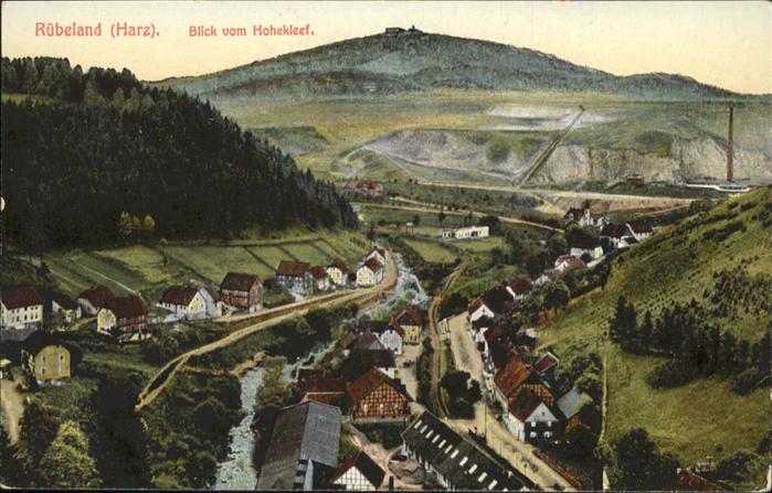Ruebeland Harz vom Hohekleef