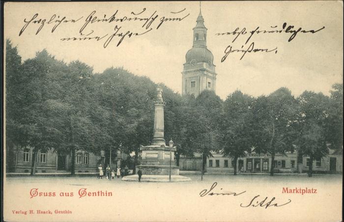 Genthin Marktplatz