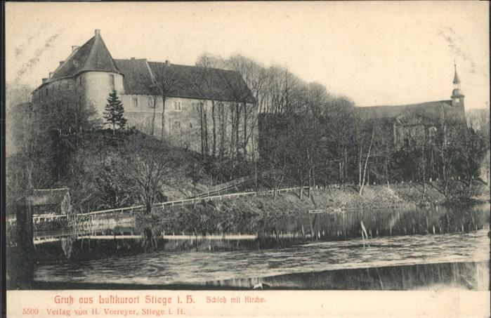 Stiege Schloss Kirche