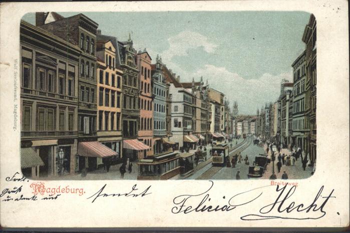 Magdeburg Breiteweg Strassenbahn