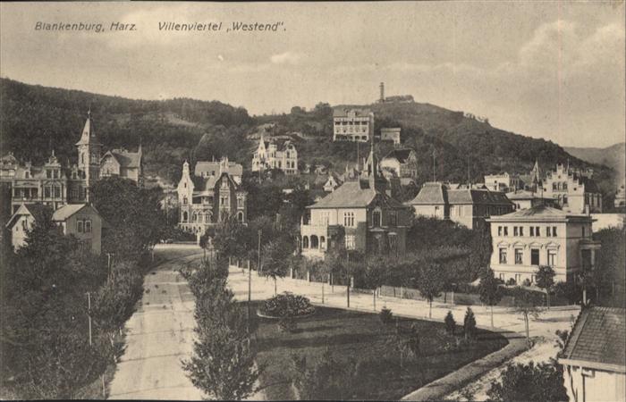Blankenburg Harz Villen Westend