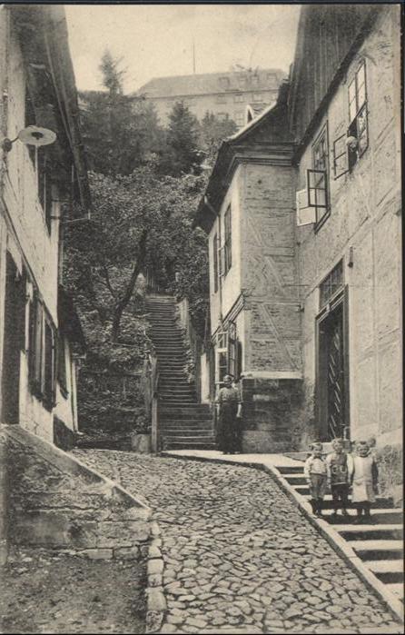 Blankenburg Harz Kirchtreppen Kirchstrasse