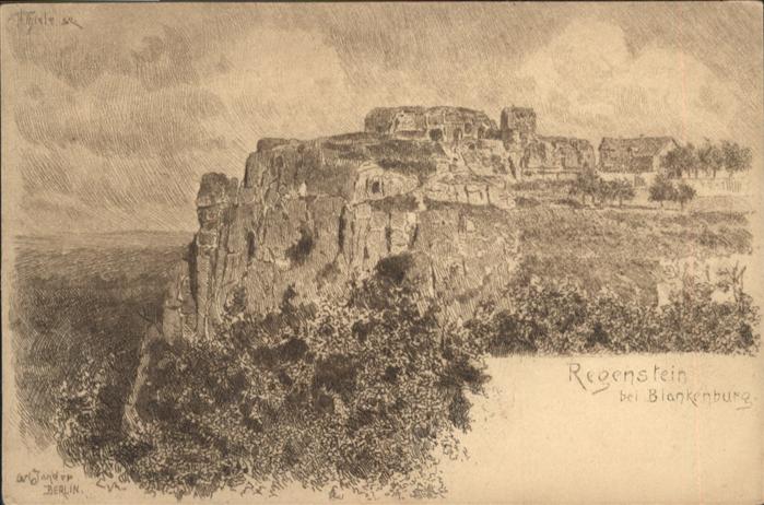 Blankenburg Harz Regenstein Künstler Jander