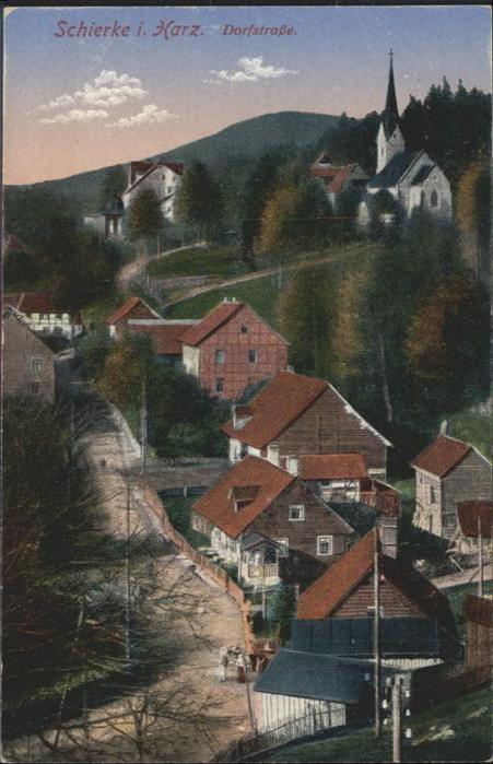 Schierke Harz Dorfstrasse Kirche