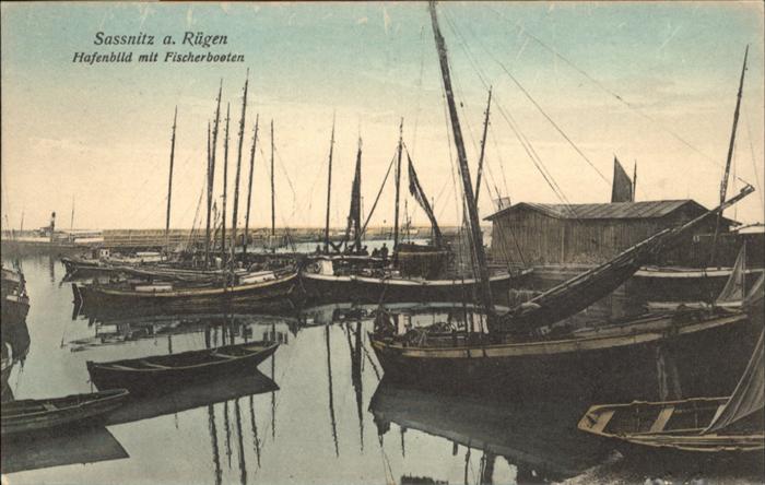 Sassnitz Ostseebad Ruegen Hafen