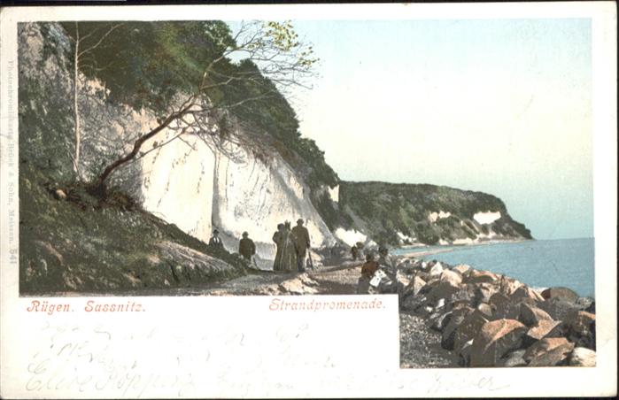 Sassnitz Ostseebad Ruegen Strandpromenade