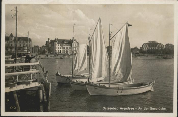 Arendsee Ostsee Ostseebad Seebrücke