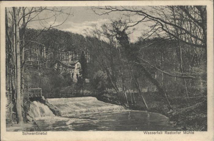 Rastorf Schwentinetal Wasserfall 
Rastorfer Mü