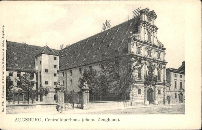 AUGSBURG  CITY Zentralfeuerhaus Zeughaus