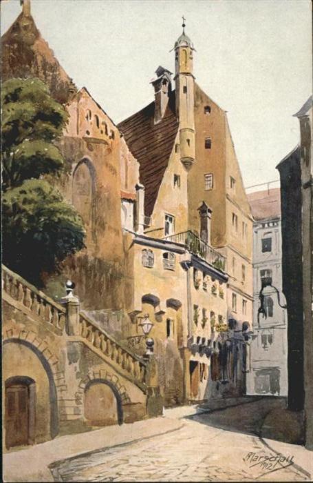 Marschall Vinzenz Finstere Stube Künstler Marschall