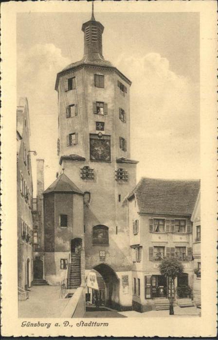 Guenzburg Bayern Stadtturm
