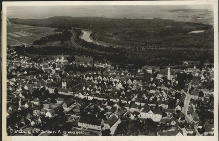 Guenzburg Bayern Fliegeraufnahme