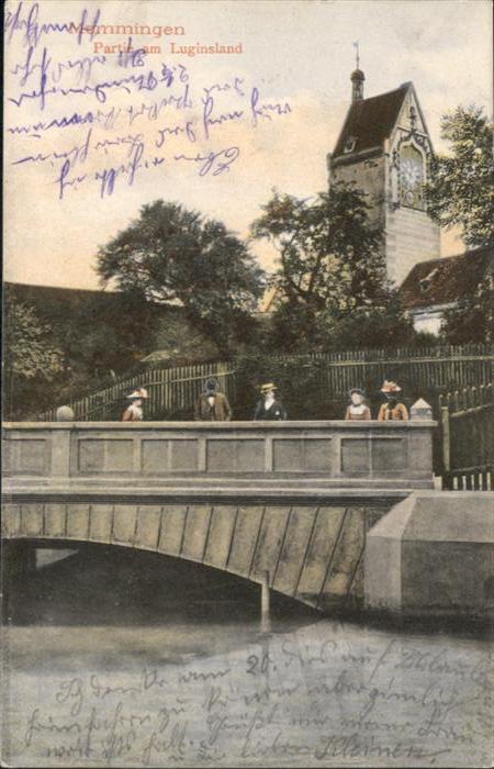 Memmingen Bayern Am Luginsland Bruecke