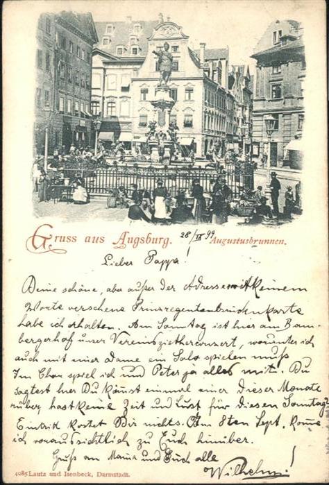 AUGSBURG CITY Augustusbrunnen