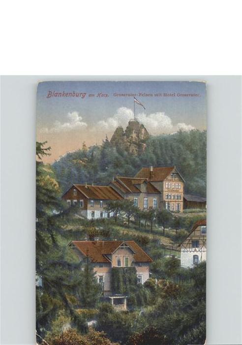 Blankenburg Harz Grossvater Felsen Hotel Grossvater