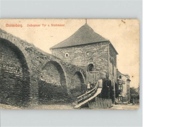 Marienberg Erzgebirge Zschopauer Tor Stadtmauer