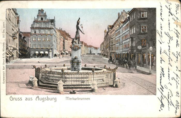 Augsburg Merkurbrunnen