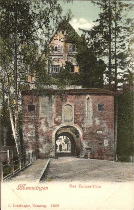 Memmingen Bayern Einlasstor