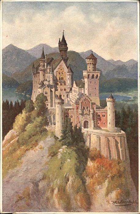 Schloss Neuschwanstein [handschriftlich]