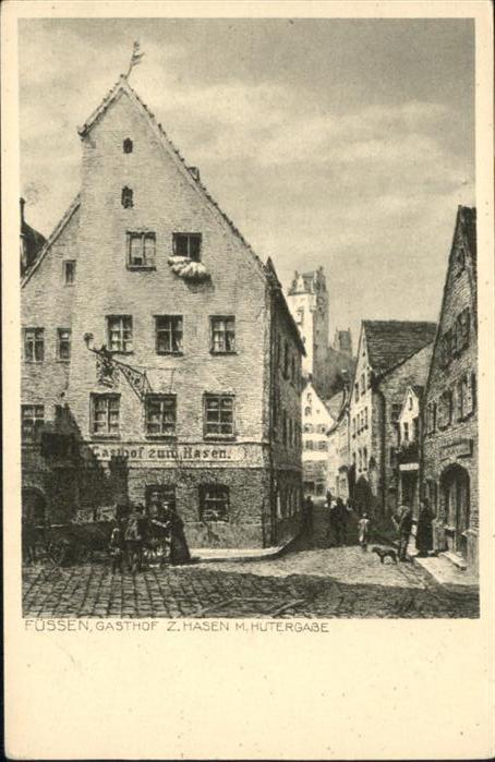 Fuessen Gasthof Hasen Huttergasse
